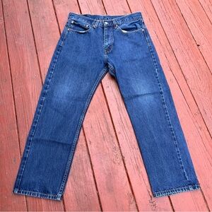 Levi Strauss & Co. 505 Mens Dark Blue 34x29 Jeans